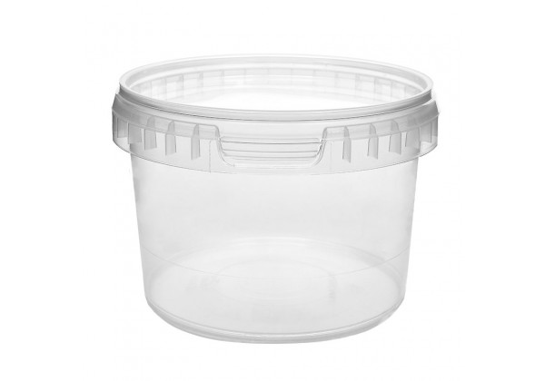 550 ML CLEAR TAMPER EVIDENT TUB and LID
